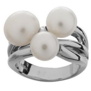 Honora Cultured Freshwater Pearl Cluster Ring